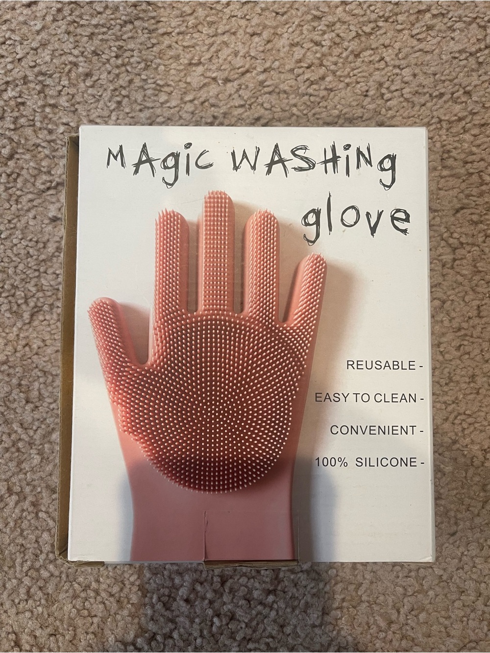 Reusable 100% Silicone Magic Washing Glove
